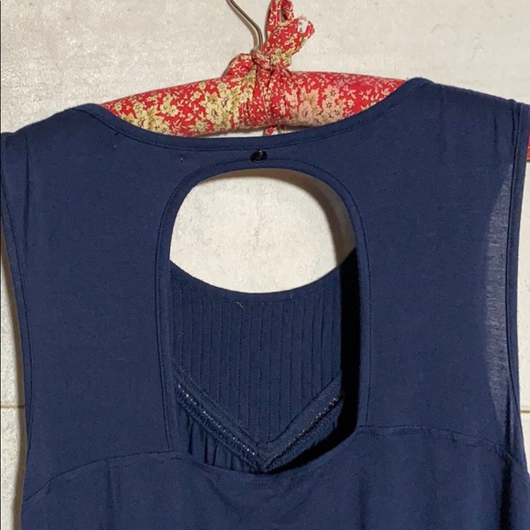 Tulle; Midnight Blue; Midi; Shift; Dress; L - Picture 4 of 8